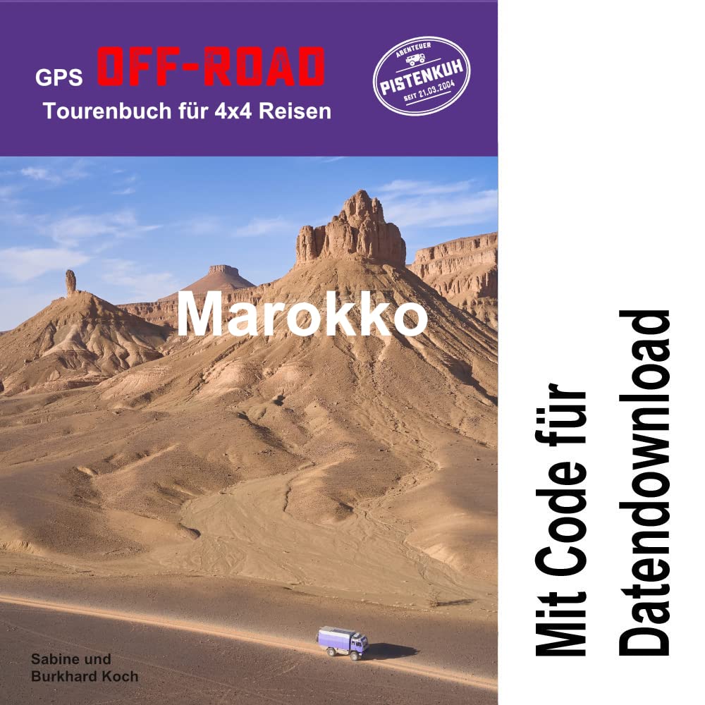 GPS-Offroad-Tourenbuch Marokko 45 Routen incl. Code für Datendownload mit Tracks fürs Navi Books