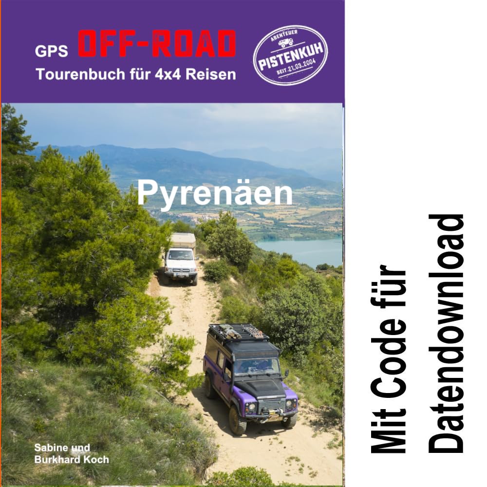 GPS-Offroad-Tourenbuch Pyrenäen 29 Routen incl. Code für Datendownload mit Tracks fürs Navi Travel