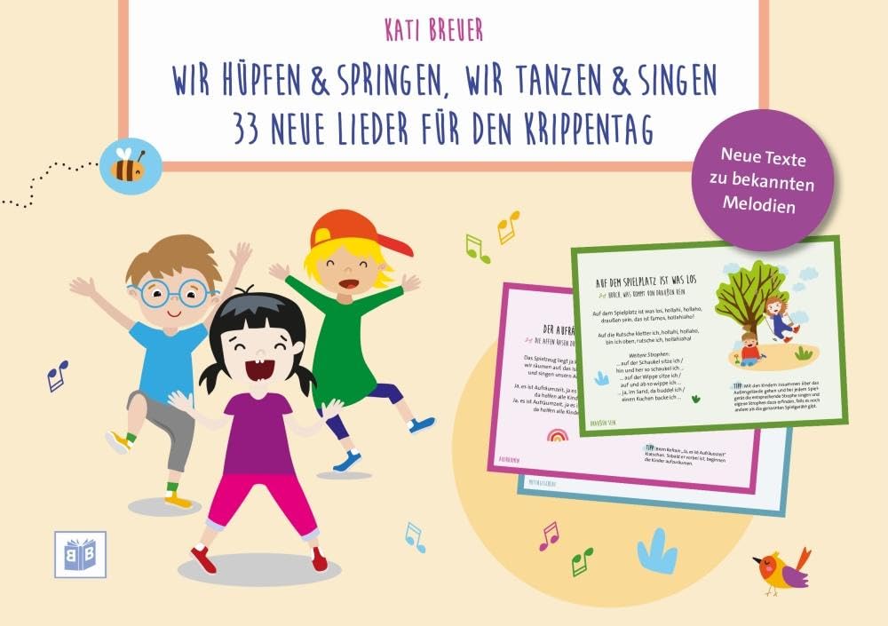 Wir hüpfen & springen, wir tanzen & singen: 33 neue Lieder für den Krippentag Sheet Music