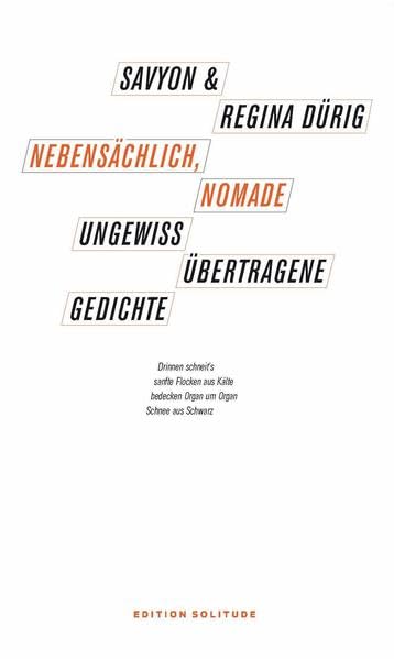 Nebesächlich, Nomade: Ungewiss übertragene Gedichte book