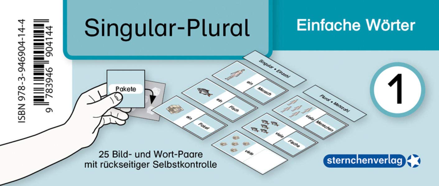 Meine Grammatikdose 1 - Singular-Plural - Einfache Wörter book