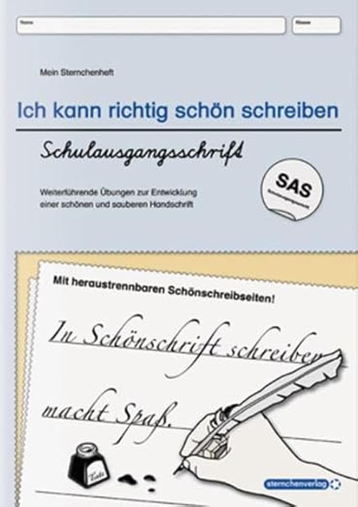 Ich kann richtig schön schreiben - Schulausgangsschrift SAS Learning & Reference Books