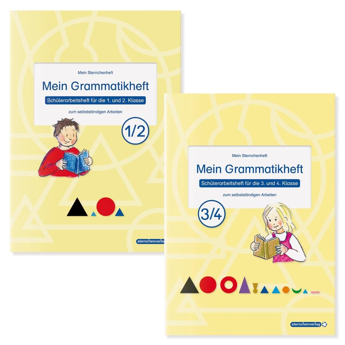 Mein Grammatikheft 1/2 & 3/4 für die 1. bis 4. Klasse im Set: Meine Sternchenhefte zum selbstständigen Arbeiten Study Guides