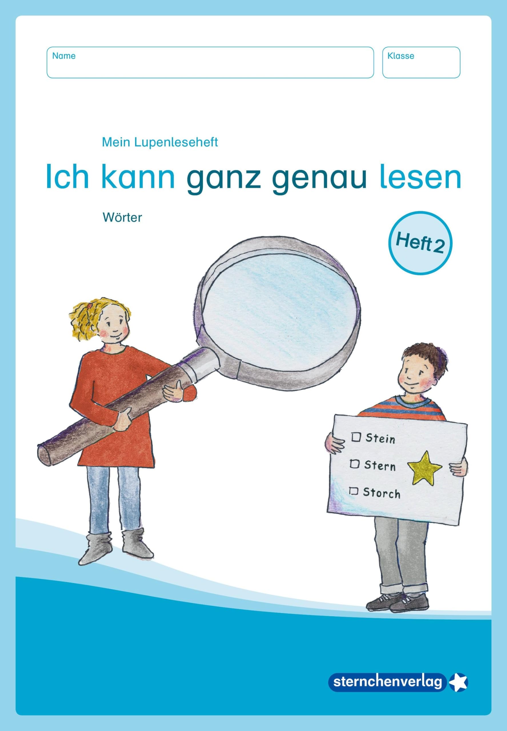 Mein Lupenleseheft 2 - Ich kann ganz genau lesen -: Wörter Learning & Reference