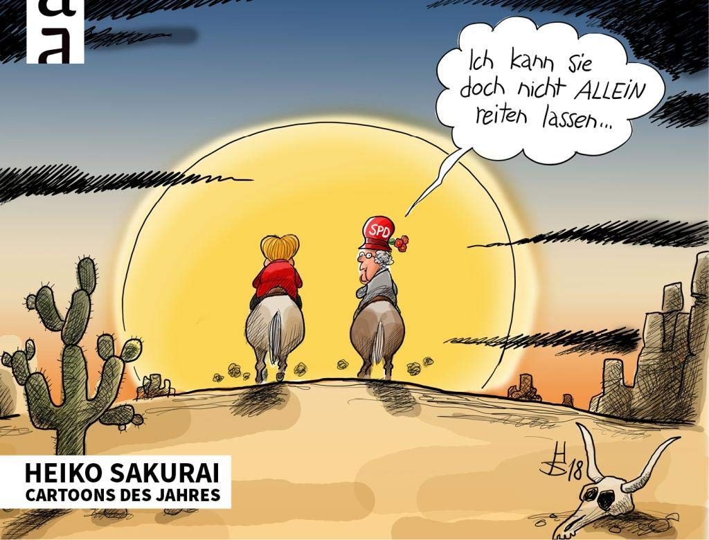 Cartoons des Jahres 2018: die besten Cartoons von Heiko Sakurai Manga