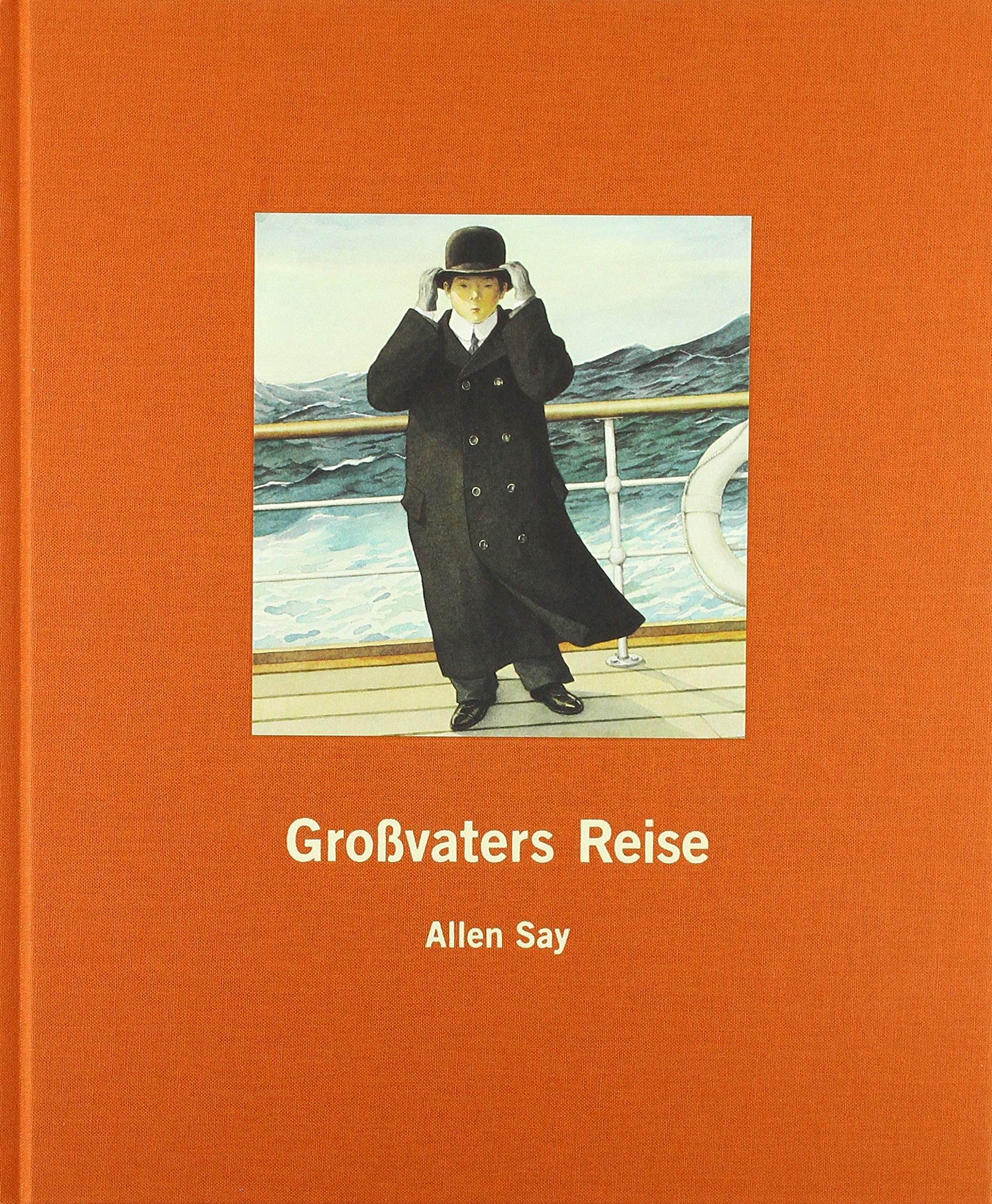Großvaters Reise / Leinengebundenes Bilderbuch: Eine Geschichte über Reiselust, Migration, Fernweh und Heimat. Manga