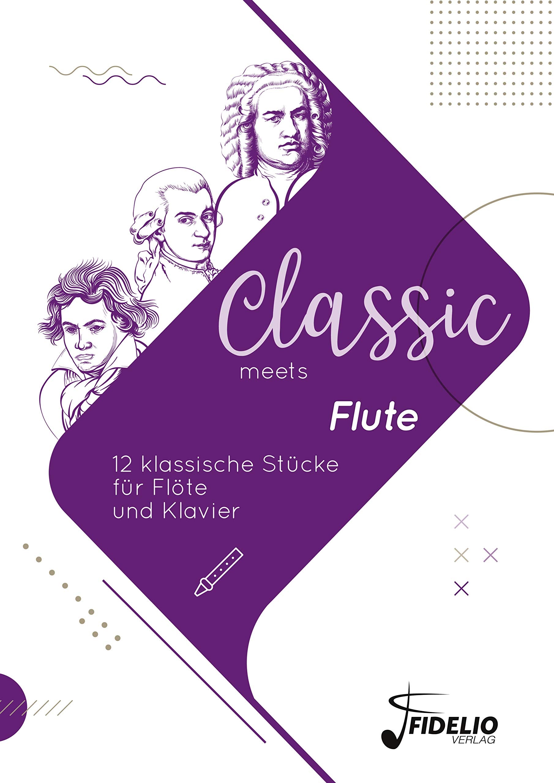 Classic meets Flute: 12 klassische Stücke für Flöte und Klavier (Classic meets Instrument) Arts & Music