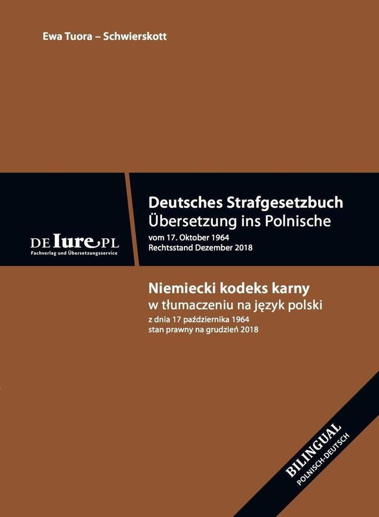 Deutsches Strafgesetzbuch. StGB, Übersetzung ins Polnische Law