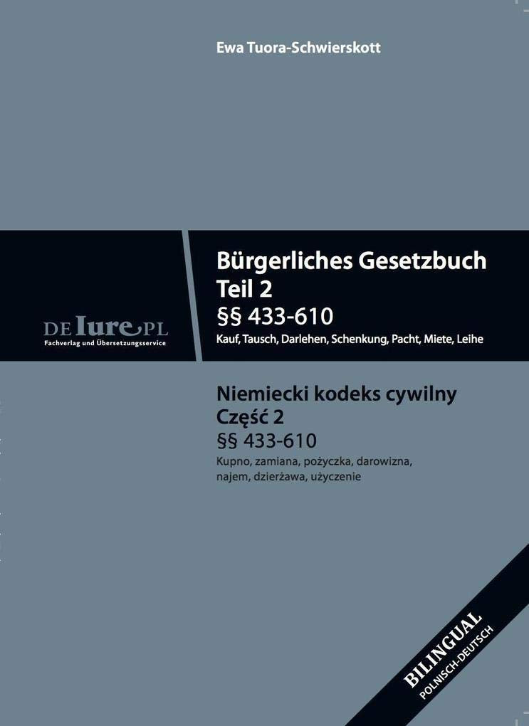 Tuora-Schwierskott, E: Bürgerliches Gesetzbuch. Teil 2. Über book