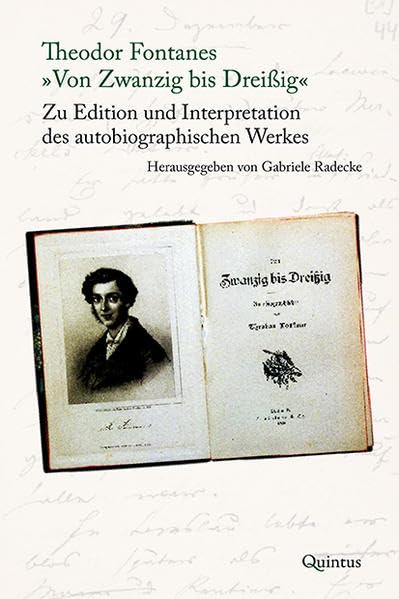 Theodor Fontanes "Von Zwanzig bis Dreißig" Books