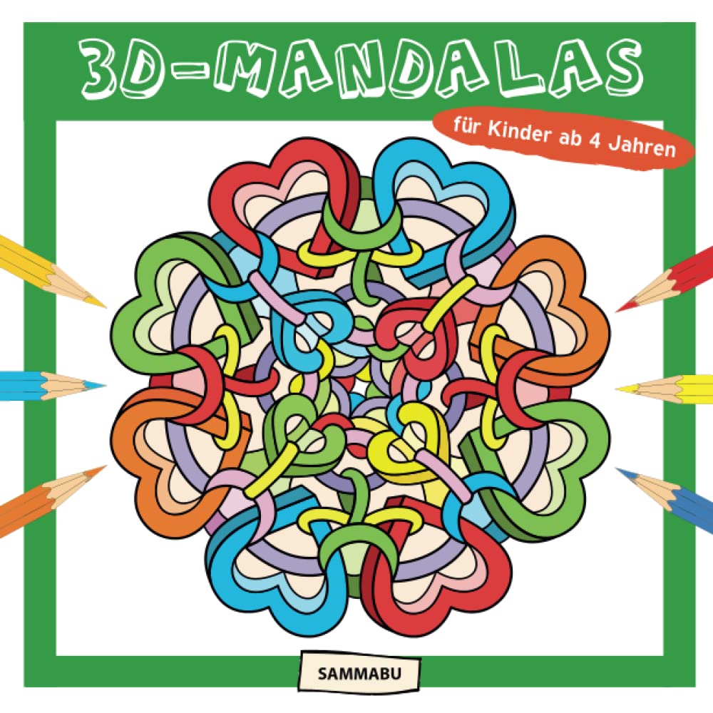 3D-Mandalas für Kinder ab 4 Jahren: Kreatives Mandala Malbuch mit dreidimensionalen Formen Non-fiction
