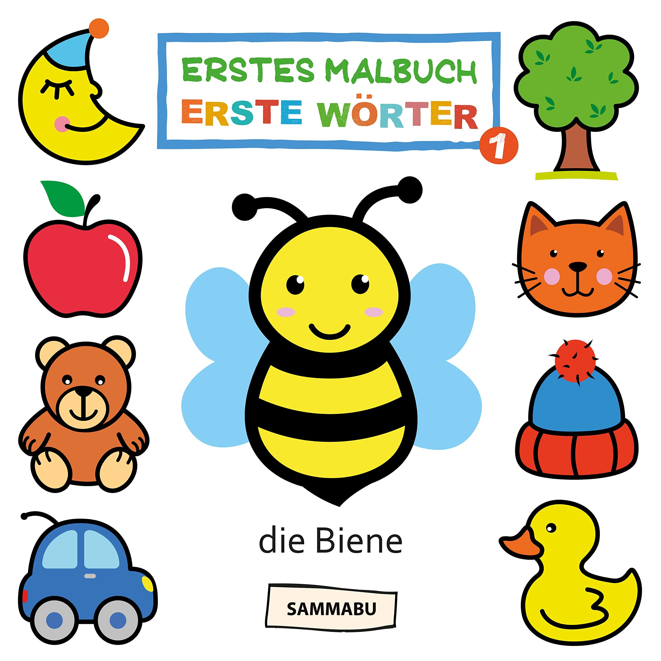 Erstes Malbuch - Erste Wörter Band 1: Malbuch ab 1 Jahr Parents & Children