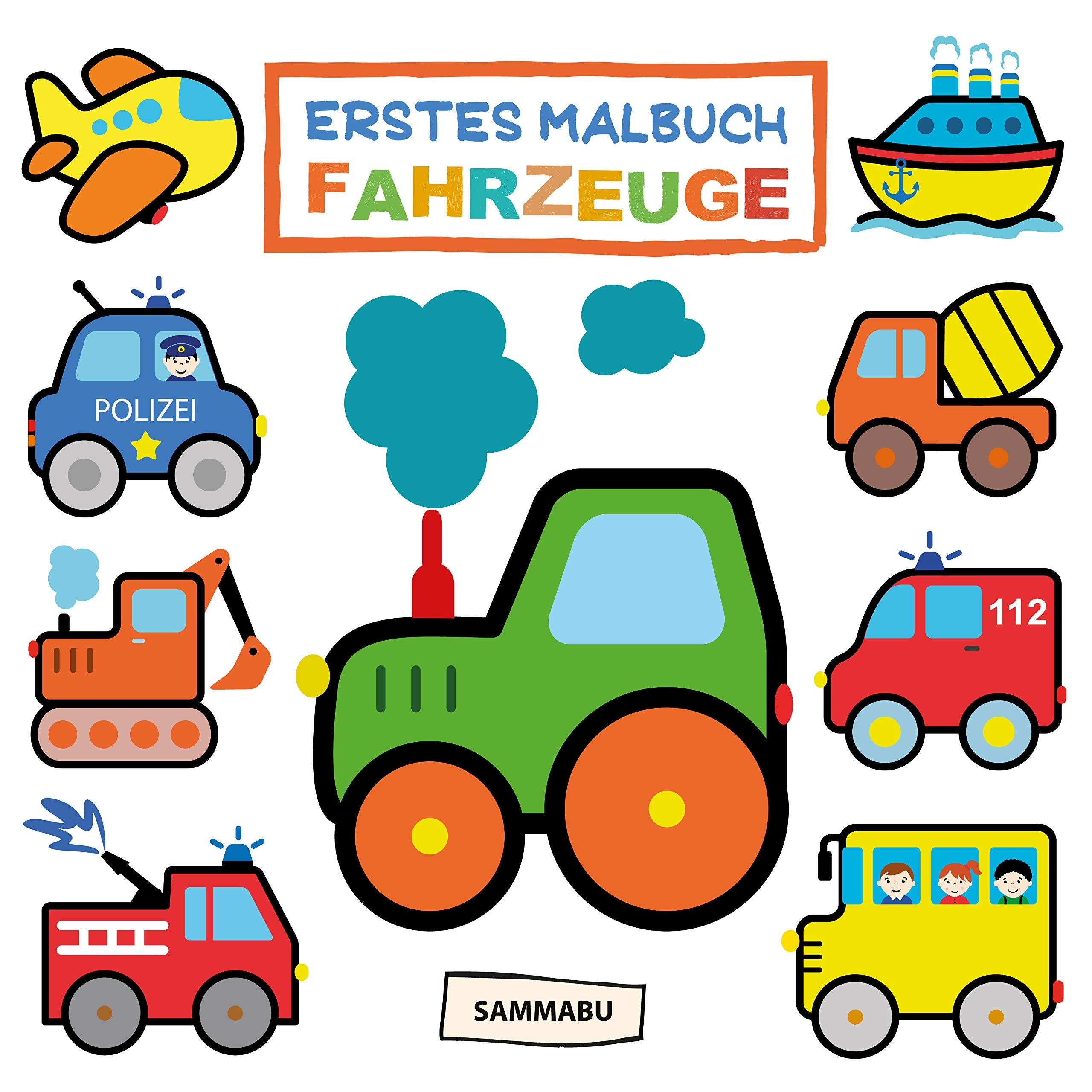 Erstes Malbuch Fahrzeuge: Malbuch ab 1 Jahr Parents & Children