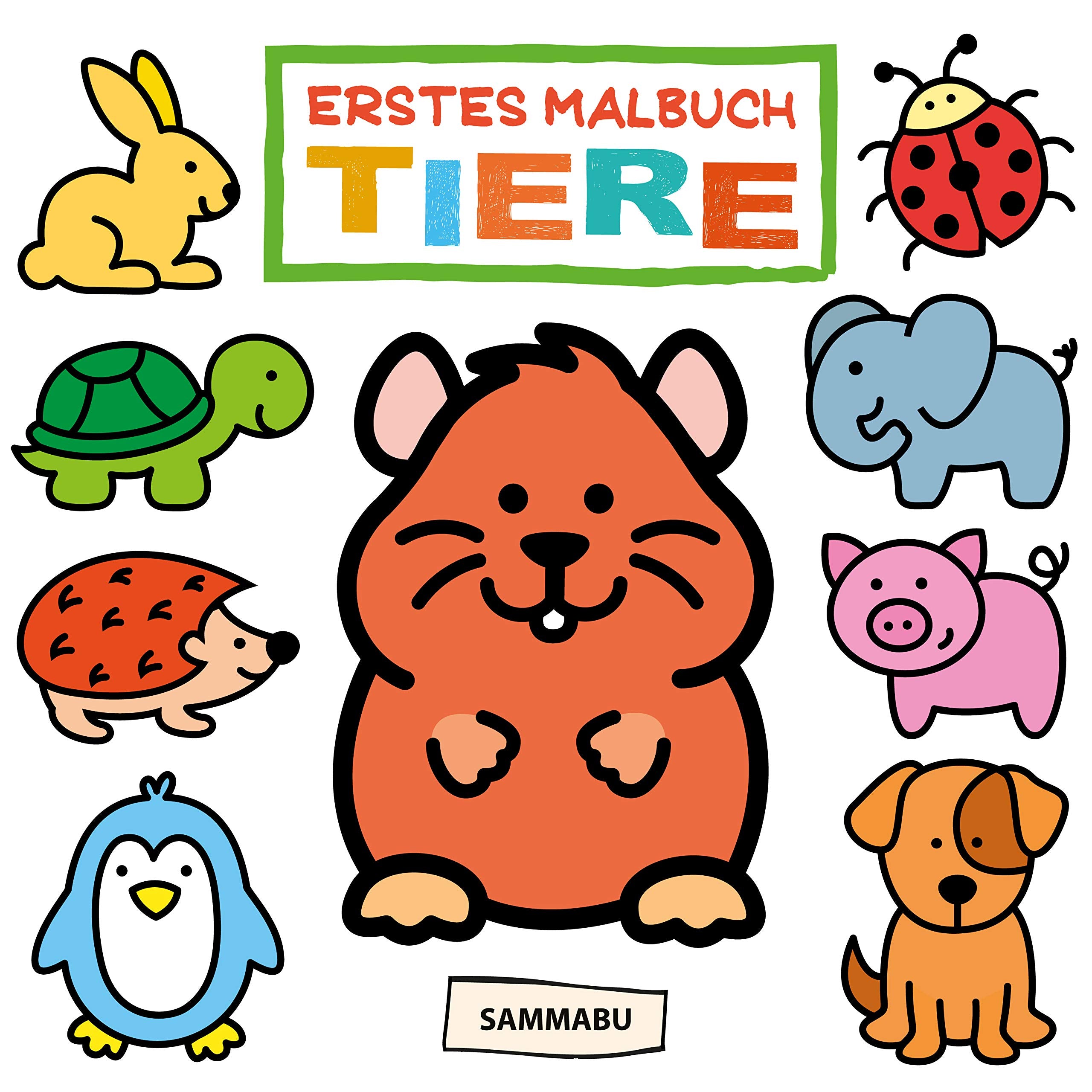 Erstes Malbuch Tiere (Malbuch ab 1 Jahr) (Malbücher für Kleinkinder) Non-fiction