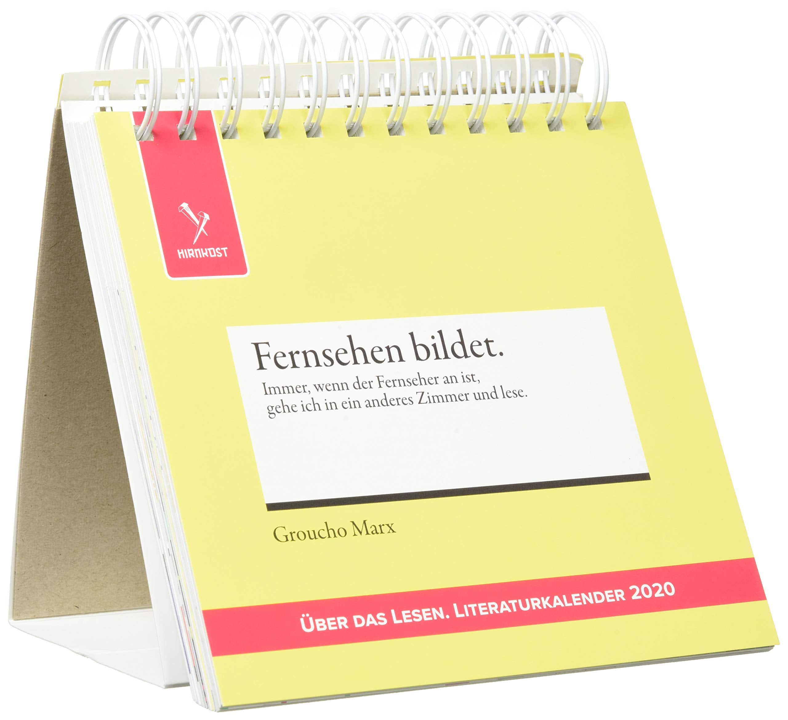 Über das Lesen. Literaturkalender 2020 Contemporary literature