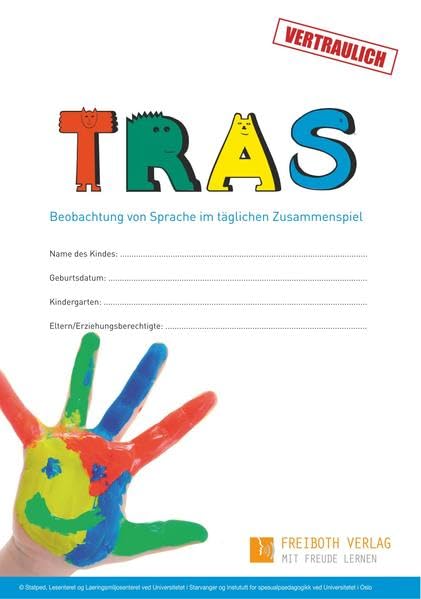 TRAS Beobachtungsbogen: Beobachtung von Sprache im täglichen Zusammenspiel Social Sciences