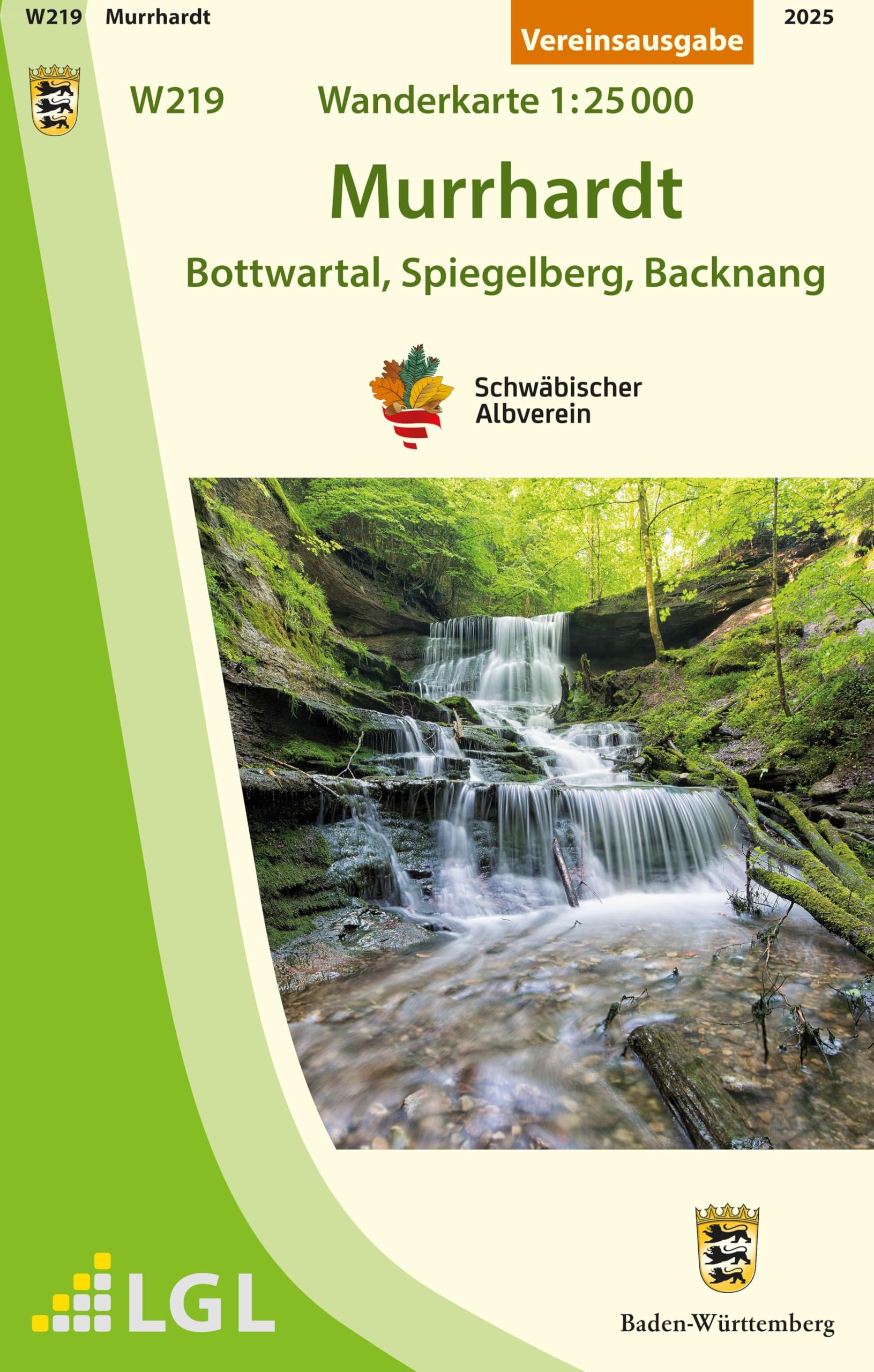 W219 Murrhardt - Bottwartal, Spiegelberg, Backnang: Wanderkarte 1:25.000 (Wanderkarten 1:25 000) Leisure, Home & Garden