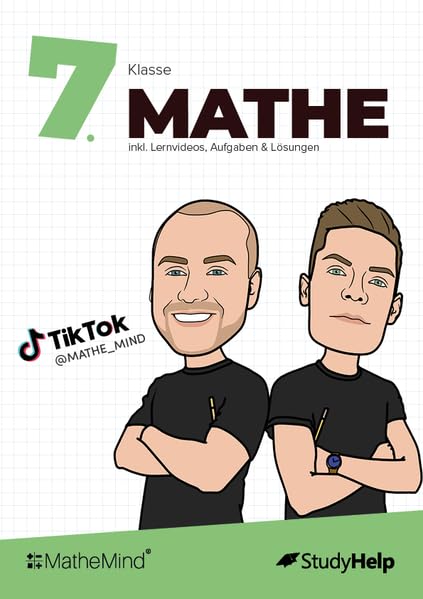 7. Klasse Mathematik Lernheft: inkl. Lernvideos von MatheMind Study Guides