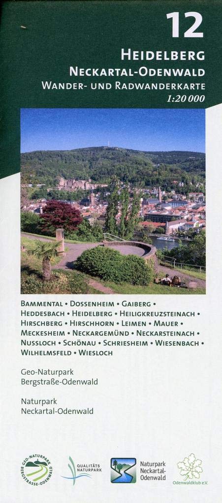 Blatt 12, Heidelberg - Neckartal-Odenwald: Wander- und Radwanderkarte 1:20.000. Mit Bammental, Dossenheim, Gaiberg, Heddesbach, Heidelberg, ... und Naturpark Neckartal-Odenwald) Business & Technology