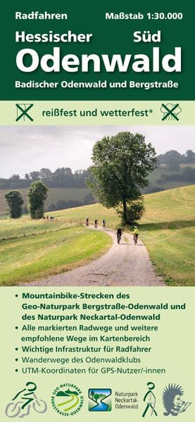 Radfahren, Hessischer Odenwald Süd / Badischer Odenwald und Bergstraße 1 : 30 000 book