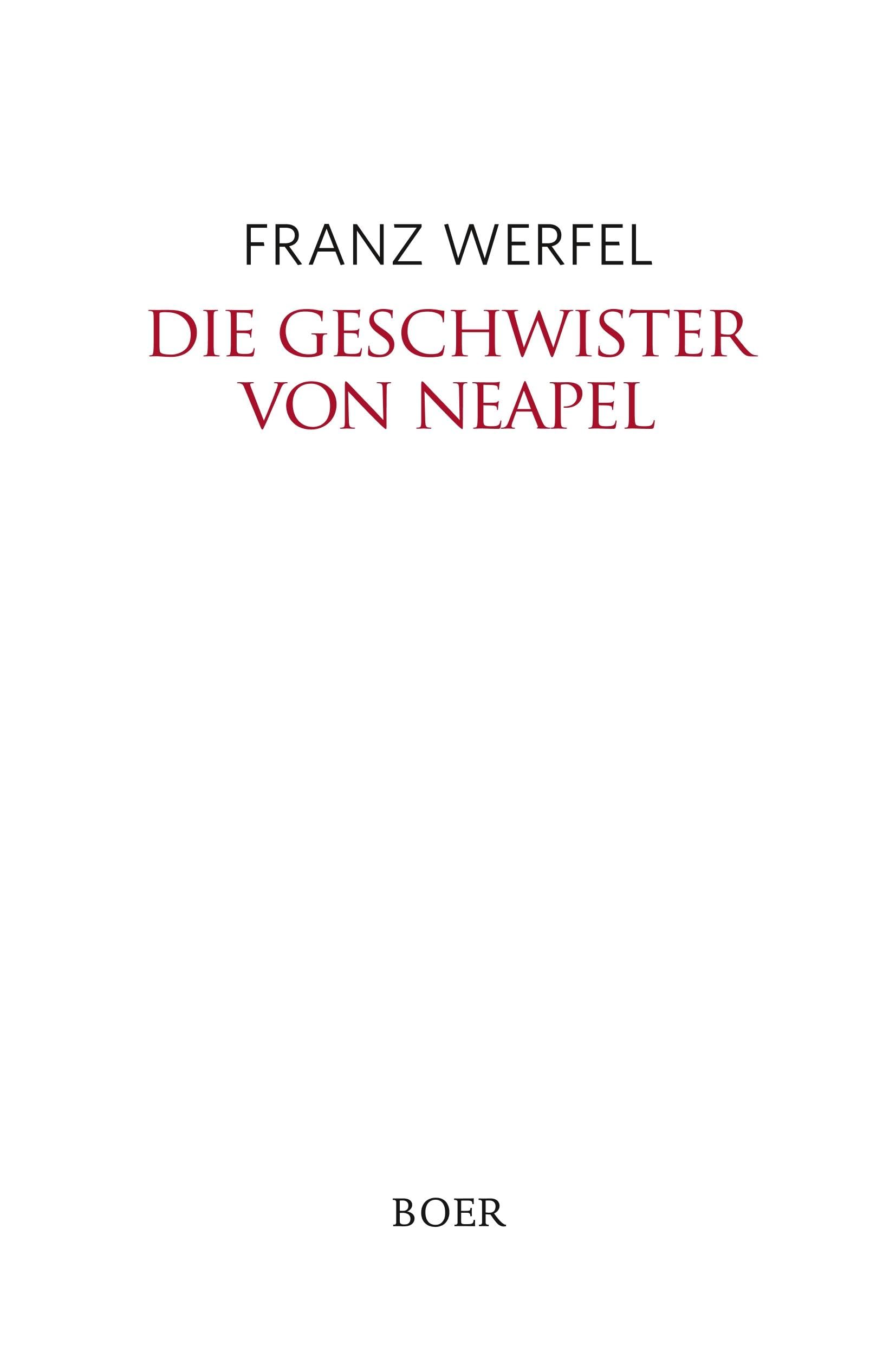 Die Geschwister von Neapel: Roman Contemporary literature