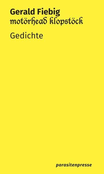 motörhead klopstöck: Gedichte Contemporary literature