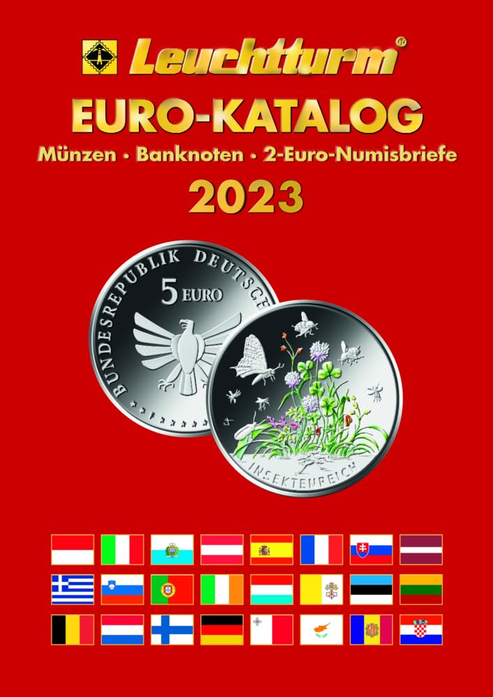 Euro-Katalog 2023: Münzen - Banknoten - 2-Euro-Numisbriefe Hobbies & Crafts