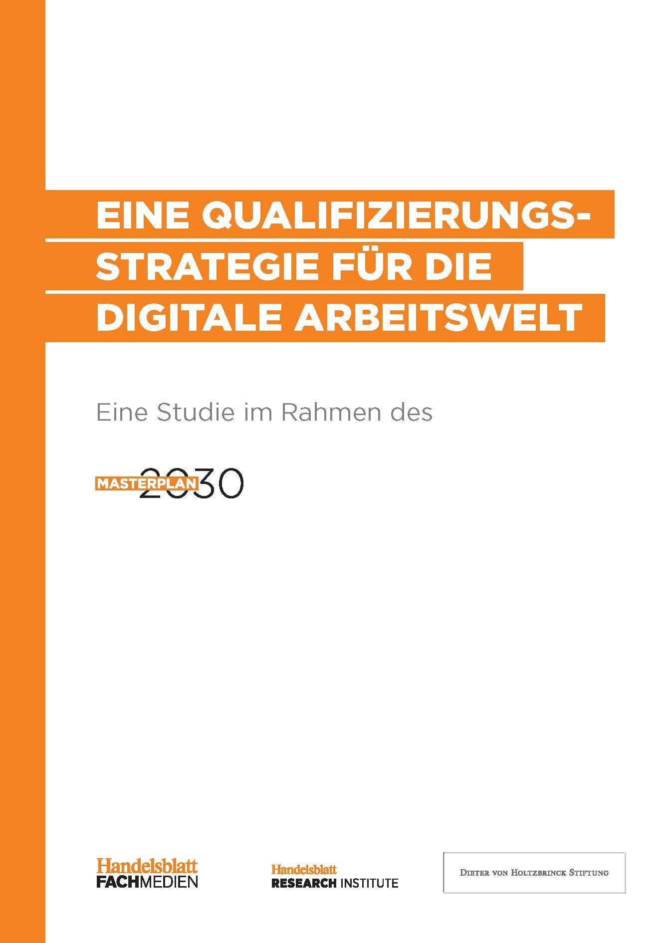 Eine Qualifizierungsstrategie für die digitale Arbeitswelt: Eine Studie im Rahmen des Projektes Masterplan 2030 Law