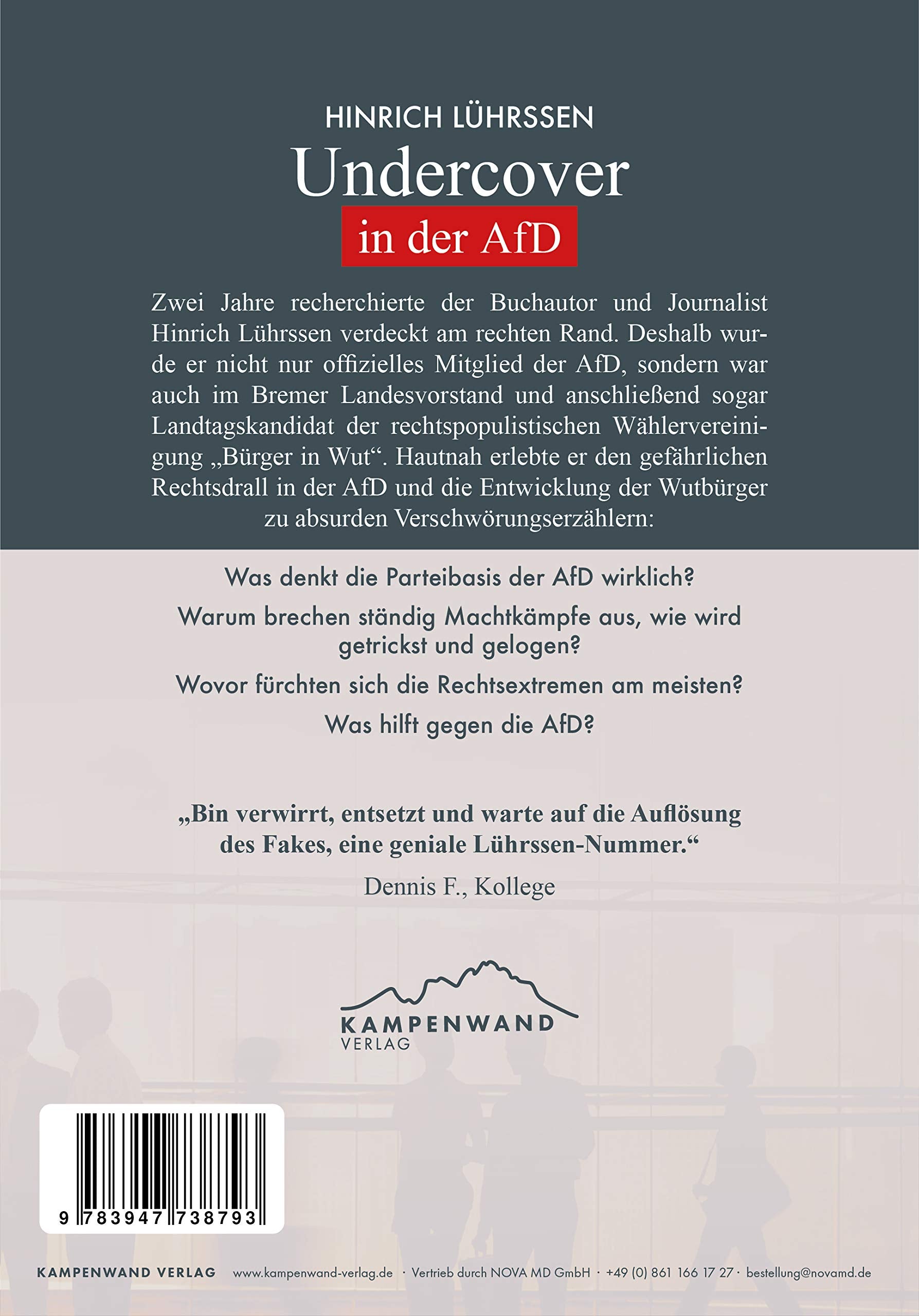 Product Image: Undercover in der AfD