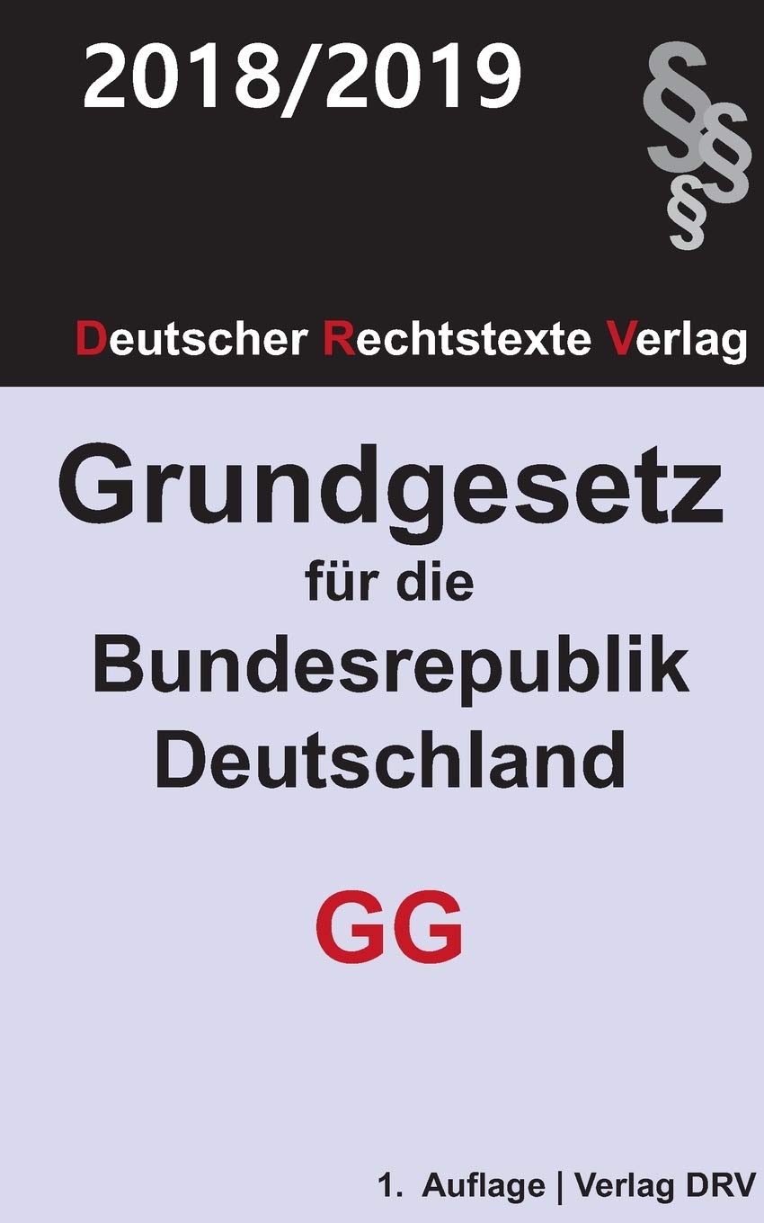 Grundgesetz: für die Bundesrepublik Deutschland Law