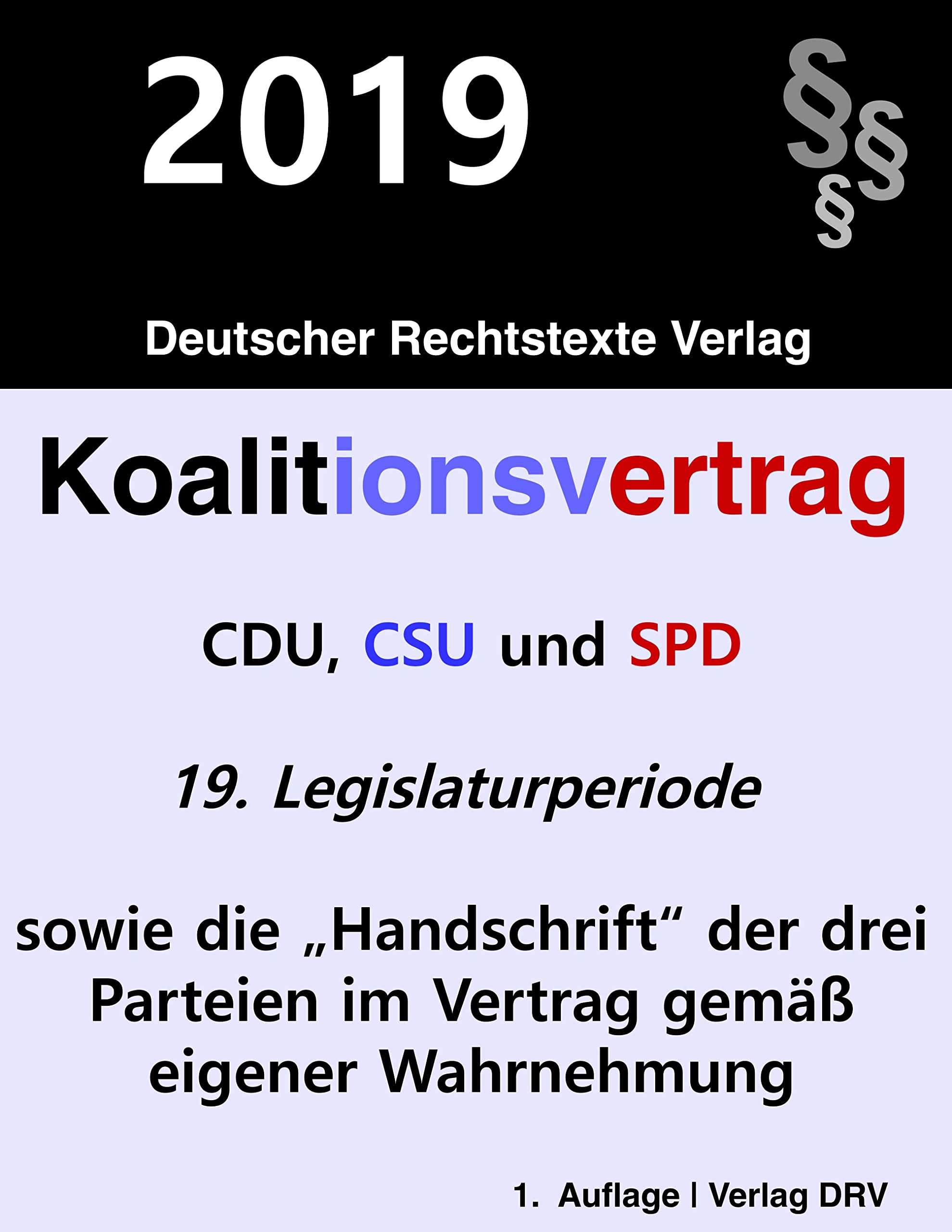 Koalitionsvertrag Law
