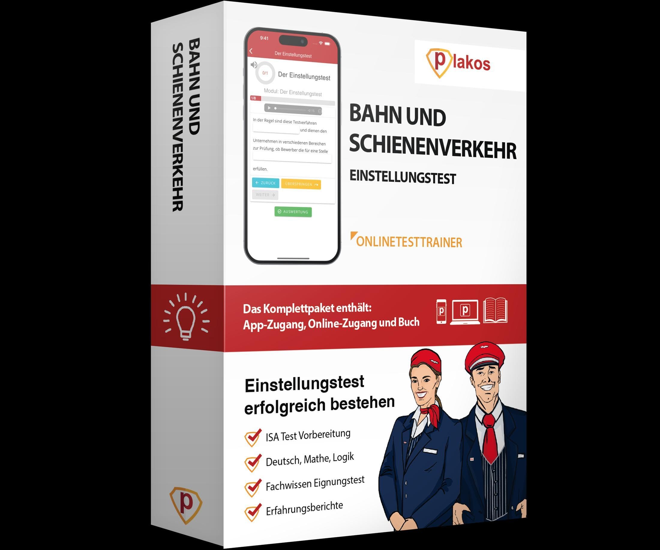 Einstellungstest Bahn und Schienenverkehr: Eignungstest für Zugbegleiter, Lokführer, Fahrdienstleiter & Gleisbauer | Online-Test, Psychologischer ... Allgemeinwissen, Konzentration Business, Finance & Career