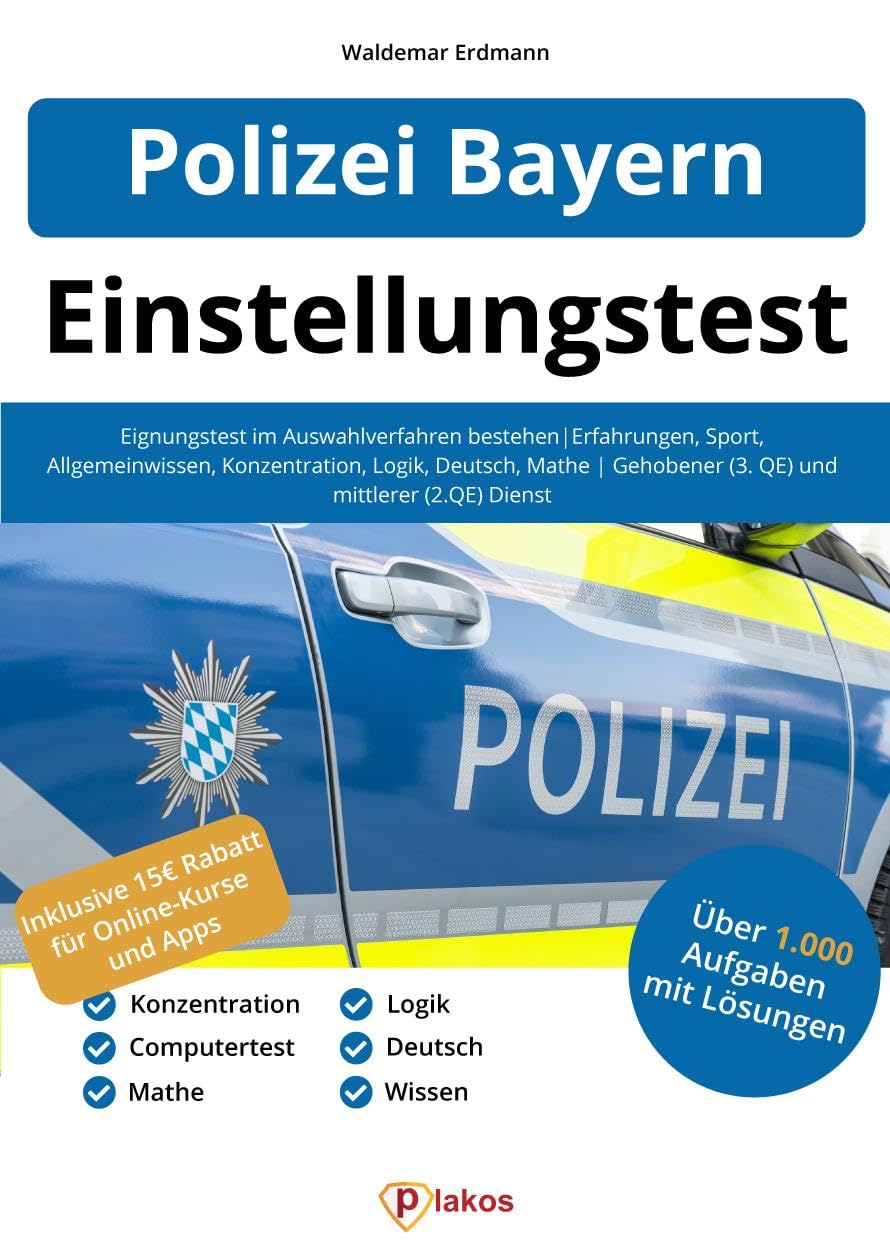 Product Image: Einstellungstest Polizei Bayern