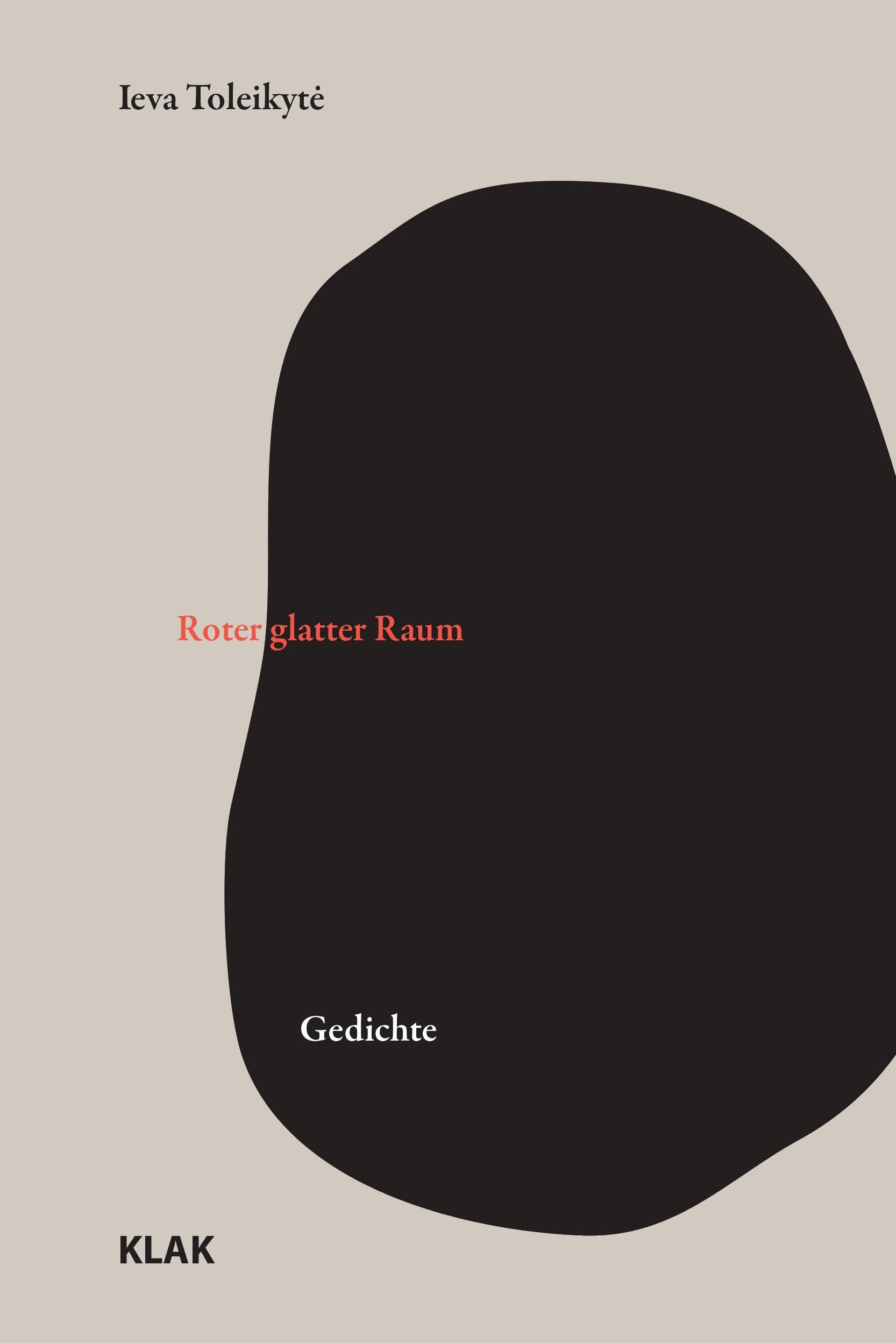 Roter glatter Raum: Gedichte Contemporary literature