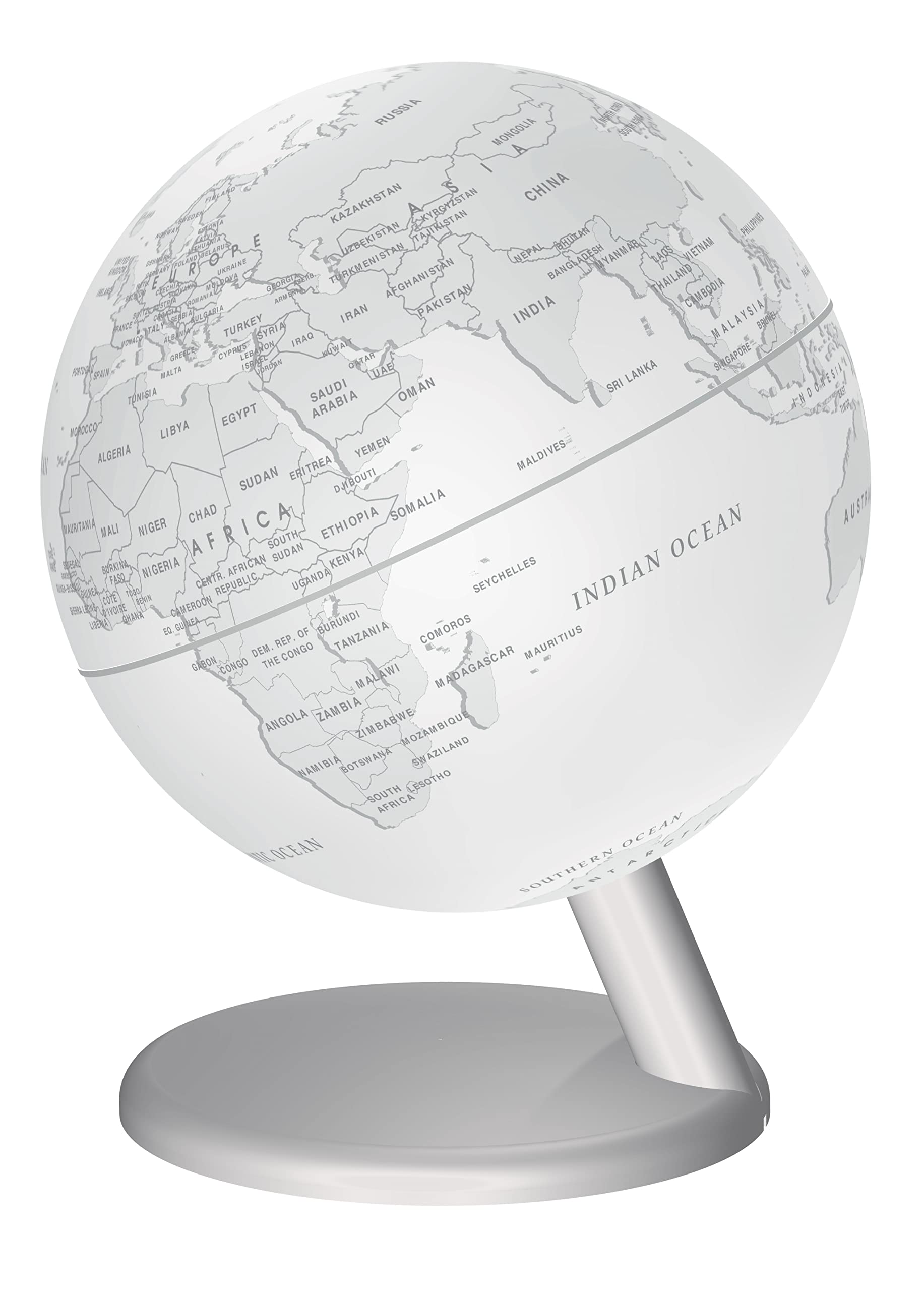 Product Image: White Illuminated Globe 15cm: White Globe by Stellanova with USB port (Stellanova Globes)