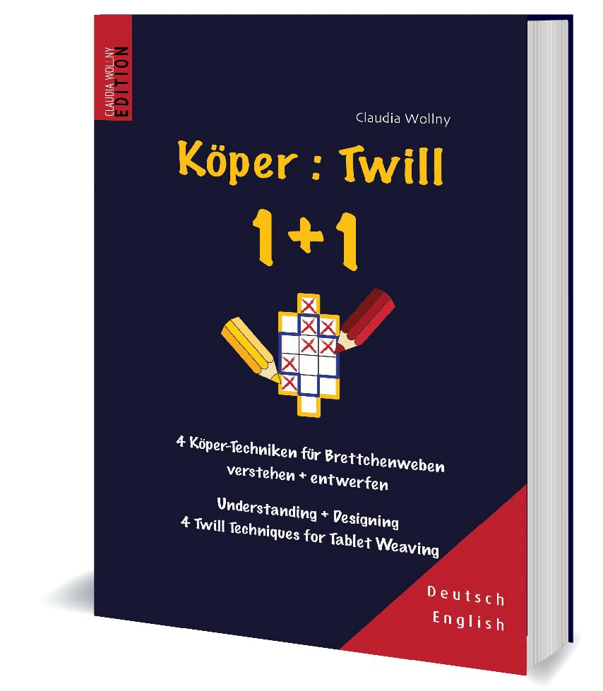 Köper 1+1 – 4 Köpertechniken für Brettchenweben verstehen + entwerfen Hobbies & Crafts