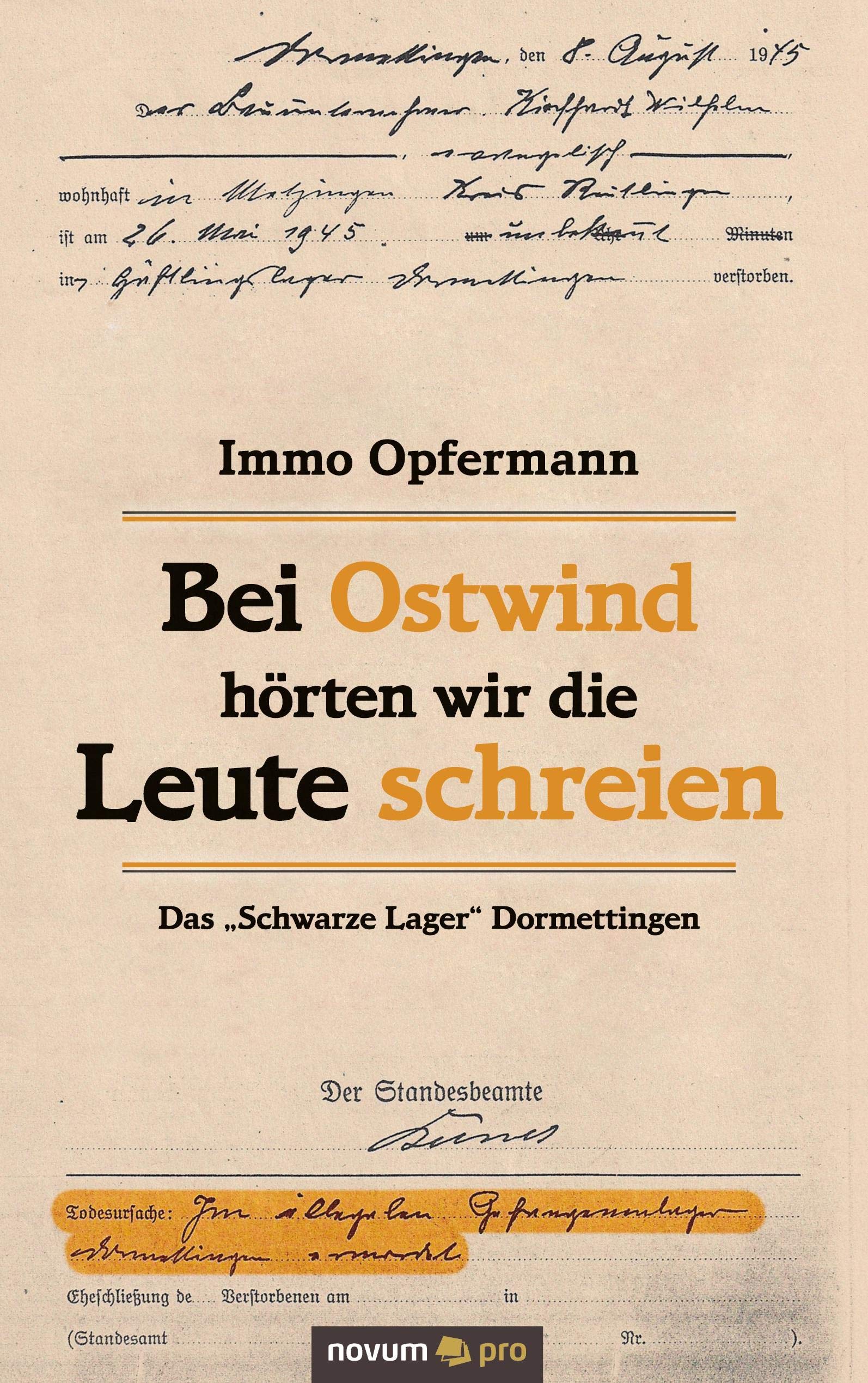 Bei Ostwind hörten wir die Leute schreien Contemporary literature