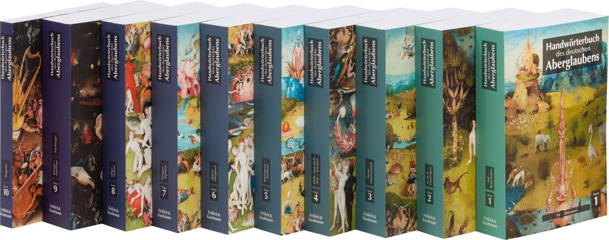 Handwörterbuch des deutschen Aberglaubens. 10 Bände. Books