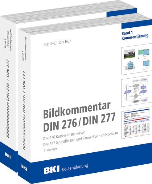 Bildkommentar DIN 276 / DIN 277: Kosten im Bauwesen, Grundflächen und Rauminhalte im Hochbau book