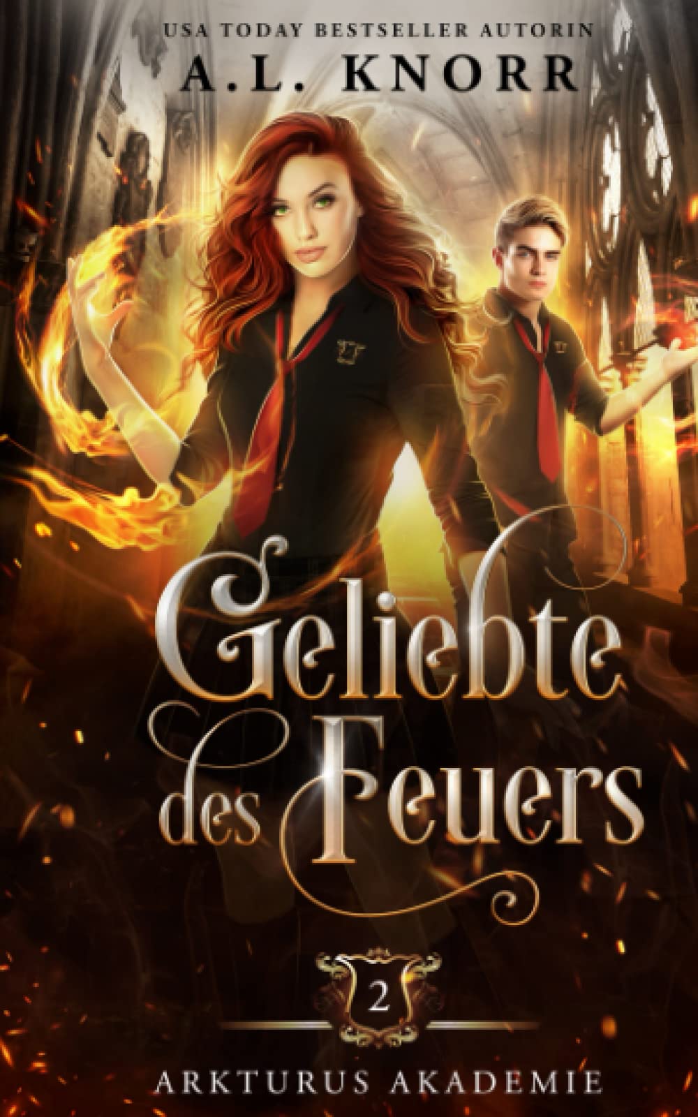 Geliebte des Feuers (Arkturus Akademie, Band 2) Urban Fantasy