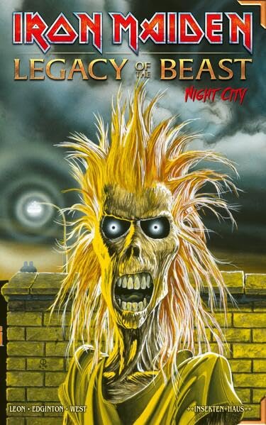 IRON MAIDEN - Night City (offizelles Comic, lim. Edition, auf Deutsch, Cover 2, identischer Inhalt wie Cover 1) Manga