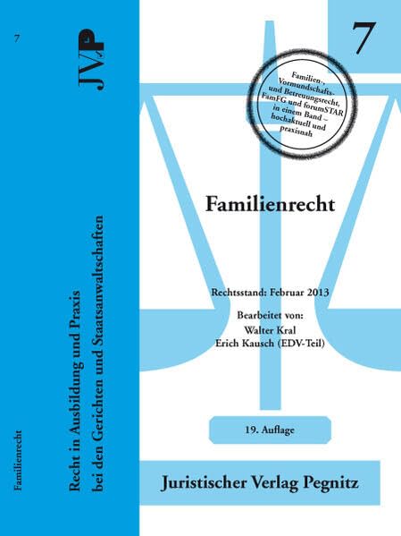 Familienrecht: Recht in Ausbildung und Praxis bei den Gerichten und Staatsanwaltschaften Law