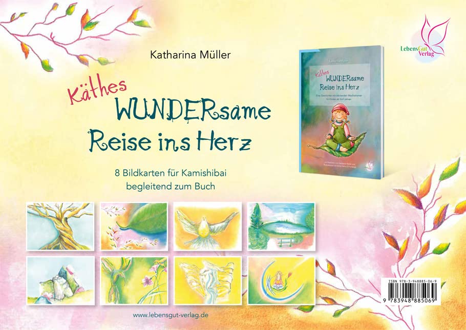 Käthes wundersame Reise ins Herz - Bildkartenset: 8 Bildkarten für Kamishibai begleitend zum Buch Film, Art & Culture