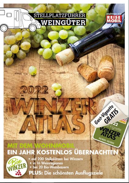 WINZERATLAS 2022: Stellplatzführer Weingüter Leisure, Home & Garden