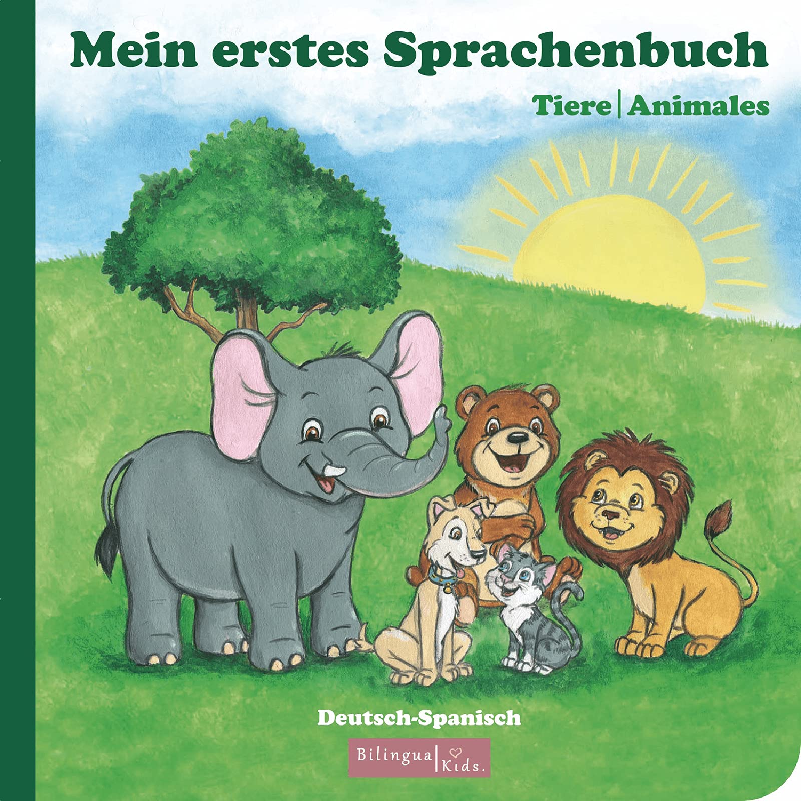 Kinderbuch Spanisch - Deutsch / Mein erstes Sprachenbuch: Tiere-Animales: ab 1 2 3 Jahr - Jahre / spanisches Bilderbuch – Wörterbuch / zweisprachiges Kinderbuch - Michelle, Akkaya book