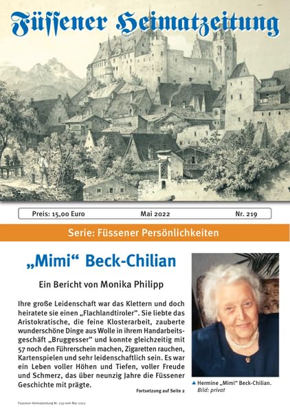 Heimatzeitung Nr. 219 (Füssener Heimatzeitung) Medicine