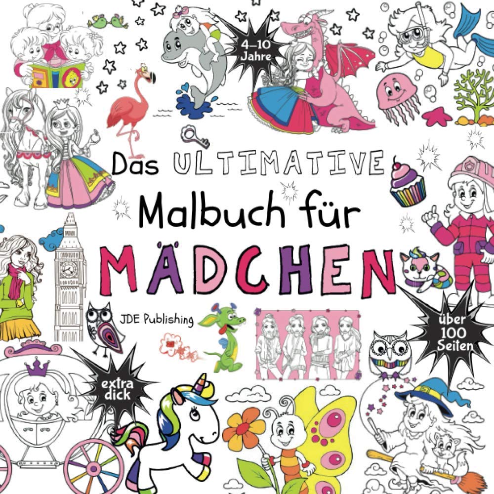 Das Ultimative Malbuch für Mädchen (Activity Bücher, Rätsel & Malbücher für Kinder, Teens und Erwachsene, Band 7) Computer Science