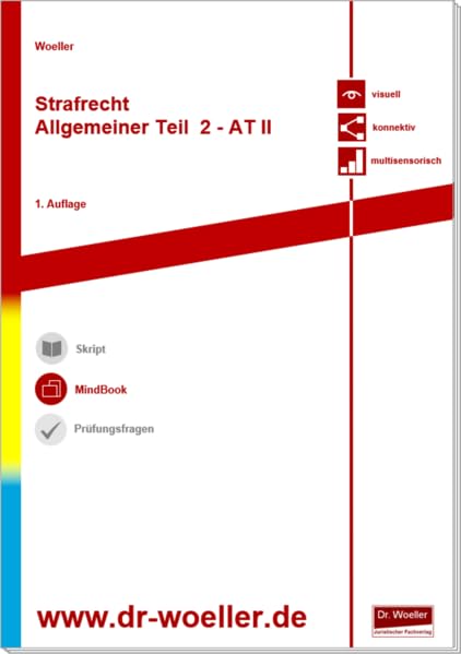 MindBook - Strafrecht Allgemeiner Teil 2 – AT II: Versuch - Täterschaft & Teilnahme - Irrtum - Konkurrenzen & Sachverhaltsmehrheit (Woeller Skripten & MindBooks - Strafrecht) Law