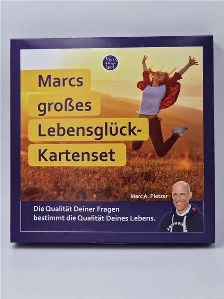 Marcs großes Lebensglück-Kartenset: Die Qualität Deiner Fragen bestimmt die Qualität Deines Lebens. Lifestyle
