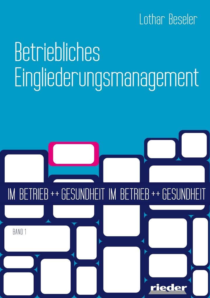 Product Image: Betriebliches Eingliederungsmanagement